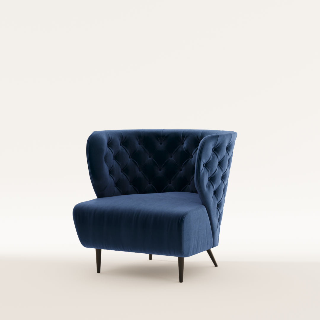 Regina Tufted Velvet Armchair