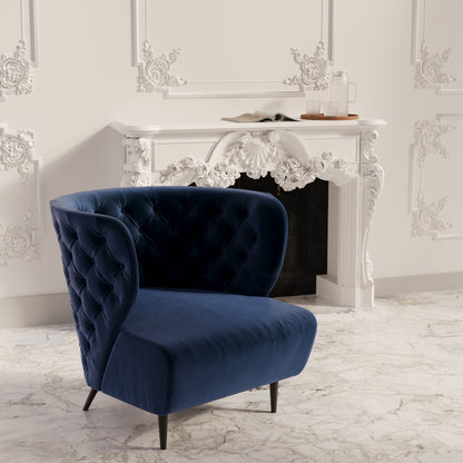 Regina Tufted Velvet Armchair