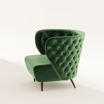 Regina Tufted Velvet Armchair