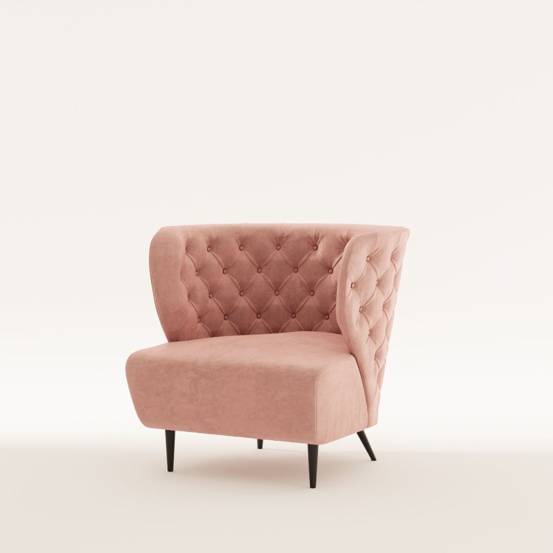 Regina Tufted Velvet Armchair