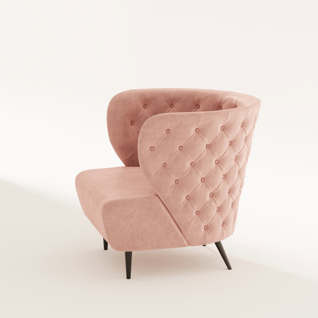 Regina Tufted Velvet Armchair