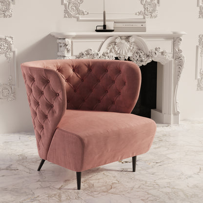 Regina Tufted Velvet Armchair