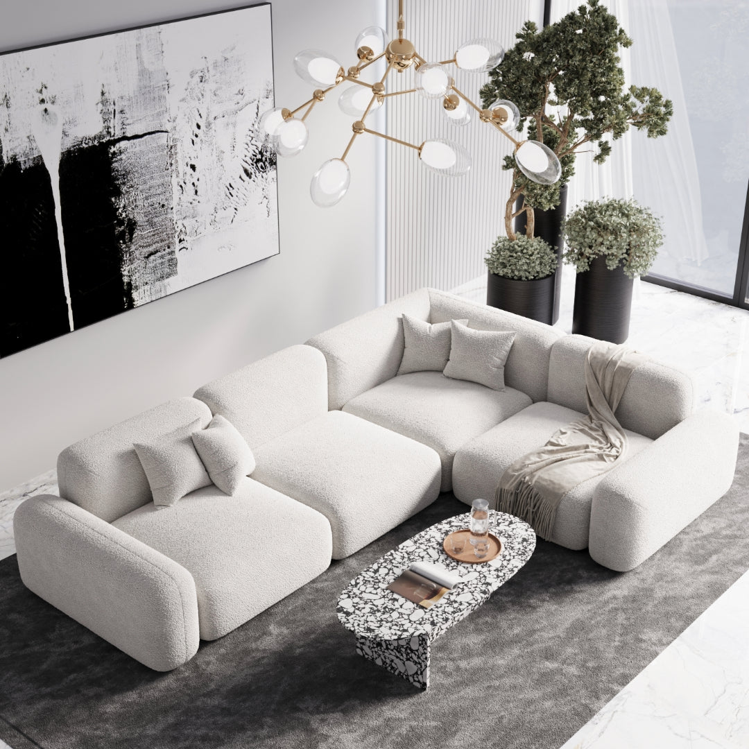 Lawrence Boucle Modular Sofa