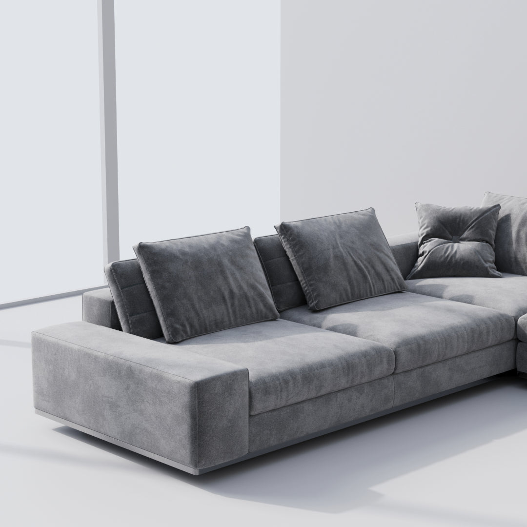 Kensington Soft Velvet Modular Sofa