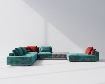 Kensington Soft Velvet Modular Sofa